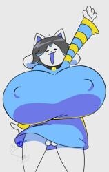 temmie (undertale) from undertale by dapperlewds
