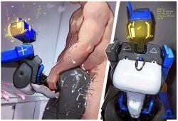 condom female looking_away looking_back original_character psyk323 robot robot_girl sex sex_from_behind used_condom