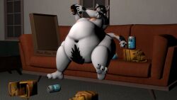 bbw big_breasts breasts cleavage female furry huge_breasts kingofthekabuto nipples overweight queenofthekabuto tagme thick_thighs wide_hips