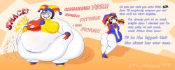 bbw belly_overhang big_beautiful_woman demanding digital_art dominant evil evil_face evil_grin evil_pomni_(the_amazing_digital_circus) fat fat_ass fat_belly fat_female fat_fetish fattening fatty feedee feederism female female_only fetish flabby_belly glitch glitch_productions gluttony gooseworx gut hungry hungry_for_more meaty_thighs morbidly_obese morbidly_obese_female obese obese_female obesity overhang overhanging_belly overweight overweight_female pomni pomni_(tadc) pomni_(the_amazing_digital_circus) tadc the_amazing_digital_circus thick_ass thick_butt thick_thighs thisasecret1111