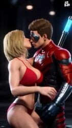 damian_wayne dc ibnalxuffasch94 injustice_2 kara_zor-el nightwing supergirl tagme video