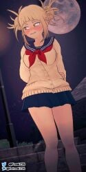 1girls fefreak726 female female_only female_solo himiko_toga my_hero_academia socks solo solo_female tagme