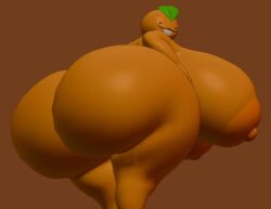 1girls 3d ass breasts citrus_(orangejuicemann) completely_nude completely_nude_female female female_only huge_ass huge_breasts looking_at_viewer looking_back model_download naked naked_female nude nude_female orangejuicemann solo solo_female