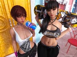 2females 2girls 3d 3d_(artwork) 3d_background 3d_girl 3d_model 3d_render 3d_waifus 3dcg 3dx abs agent_4_tea_se7en asian asian_female athletic athletic_female auburn_hair baggy_pants bangs bare_arms bare_midriff bare_shoulders beautiful beautiful_females belly belly_button belly_piercing big_breasts big_breasts black_hair black_pants black_sweatpants bodysuit brat bratty bratty_girls breasts breasts brown_eyes chain_choker chain_collar choker choker_chain choker_collar color colored colorful colorful_background colorful_eyes crop_top cropped_shirt cute cute_face cute_girl drinking ear_piercing earrings emo erect_nipples eve_(stellar_blade) exposed_g-string exposed_midriff exposed_panties exposed_shoulders exposed_thong exposed_torso exposed_underwear eyelashes eyeliner eyeshadow female female_only fishnet_gloves fringe fringe_hair frozen_drink g-string g-string_exposed g-string_showing g_string girl girls girls_only girly gloves hard_nipples hi_res high-angle_view high_quality high_resolution holding_object holding_skateboard hourglass_figure korean korean_female leotard leotard_under_clothes lily_artemis_ii lip_piercing lip_ring long_hair looking_at_viewer loose_pants midriff midriff_baring_shirt midriff_showing navel navel_piercing nipple_outline nipples_bulge nipples_visible_through_clothing outdoors outside panties panties_exposed panties_showing panty_peek panty_straps perky perky_breasts perky_nipples perky_tits petite petite_body petite_female petite_girl pixie_cut pokies poking_out ponytail punk punk_girl purple_eyes render rendered revealing_clothes revealing_clothing revealing_outfit sexy sexy_body sexy_clothing shift_up shiny_hair short_hair sipping skateboard skater skater_girl skinny skinny_girl skinny_jeans skinny_waist sleeveless sleeveless_shirt slim slim_girl slim_waist slushie slut_collar sluts small_waist stacked standing stellar_blade sweatpants tank_top tank_top_leotard thick thick_eyebrows thick_female thick_hips thong thong_bodysuit thong_exposed thong_leotard thong_panties thong_peek thong_showing thong_underwear tight tight_clothes tight_clothing tight_fit tight_pants tiny_waist tomboy toned toned_arms toned_belly toned_body toned_female toned_stomach underwear underwear_exposed underwear_peek underwear_showing undies video_game video_game_character video_game_franchise video_games waifu whale_tail white_bodysuit white_g-string white_panties white_underwear yellow_eyes