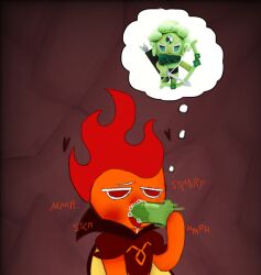 1boy 99cookiepiss blowjob clothed cookie_run cookie_run_kingdom cookie_run_ovenbreak dildo eyes_half_open fire_spirit_cookie gay heart heart_symbol moaning moaning_in_pleasure onomatopoeia oral oral_sex oral_training saliva saliva_bubble saliva_drip saliva_on_dildo salivating sex_toy spit_bubble sucking sucking_dildo thinking_of_someone_else thrusting thrusting_into_mouth toy training wackymustdie wind_archer_cookie