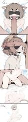 2boys ablush ai_generated all_fours anal animal_ear_fluff animal_ears balls bangs bell blindfold blue_ribbon bow brown_hair cat_boy cat_ears cat_tail catboy choker collar comic completely_nude covered_eyes covering_own_eyes cum cum_inflation cumdrip cumflated_belly cumflation dark-skinned_male elbow_gloves english_text erection felix_argyle fellatio femboy feminine_male feminization flaccid gloves hair_ribbon heart inflation irrumatio kneeling large_penis licking_penis light_brown_hair male male_focus male_only male_pubic_hair multiple_boys navel neck_bell nipples nude open_mouth oral otoko_no_ko penis penis_on_face pubic_hair re:zero_kara_hajimeru_isekai_seikatsu ribbon saliva sex sex_from_behind short_hair sissy solo_focus sondu speech_bubble spoken_heart stomach_bulge stray_pubic_hair sweat tail testicles tongue tongue_out trap trembling twink uncensored veins veiny_penis yaoi