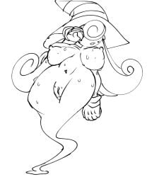 1girls areolae big_breasts breasts completely_nude completely_nude_female female female_only full_body long_hair mario_(series) naked naked_female nipples nude nude_female paper_mario paper_mario:_the_thousand-year_door pussy sanitysedge solo solo_female sweat vivian_(paper_mario)