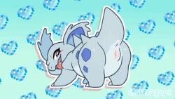 16:9 2024 2d_animation all_fours animated anus ass ass_up bent_over bent_over_with_legs_held_straight blue_body blush butt_focus butt_slam eyelashes fangs female feral frame_by_frame generation_1_pokemon genitals heart_symbol looking_at_viewer looking_back looking_back_at_viewer nidorina nintendo no_sound open_mouth open_smile pokemon pokemon_(species) presenting presenting_hindquarters presenting_vulva raised_tail shaking_butt short_playtime simple_background smile snout solo spikes spikes_(anatomy) storagepc tagme tail teeth tongue video vulva widescreen