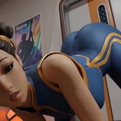 1female 1girls 3d animated artist_request ass ass ass_focus ass_shake ass_up bare_arms bare_shoulders big_ass big_butt bouncing_ass bouncing_butt brown_hair butt_jiggle chun-li chun-li_(fortnite) clothed clothing double_bun epic_games female female female_only fortnite fortnite:_battle_royale fully_clothed hair_ornament jiggle jiggling_ass jiggling_butt light-skinned_female light_skin looking_at_viewer loop looping_animation no_sound open_mouth presenting presenting_ass shaking shaking_ass shaking_butt short_hair short_playtime shorter_than_10_seconds solo solo_female street_fighter tagme thick_thighs thighs video