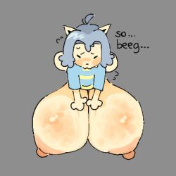 temmie (undertale) from undertale by nucr4r