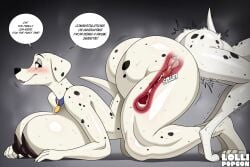 101_dalmatians animal_genitalia animal_penis anthro anthro_on_anthro anthro_penetrated anthro_penetrating anthro_penetrating_anthro ass ass_to_ass ass_up assertive_female big_breasts big_butt black_body black_fur blush bodily_fluids breasts canid canine canine_genitalia canine_penis canis cervix cum cum_in_uterus cum_in_vagina cum_inside dalmatian dialogue disney domestic_dog dominant dominant_female duo english_text female female_penetrated fur genital_fluids genitals hi_res huge_breasts huge_butt incest_(lore) knot lollipopcon male male/female male_penetrating male_penetrating_female mammal mature_female mother_(lore) mother_and_child_(lore) mother_and_son_(lore) nipples nude orgasm_face parent_(lore) parent_and_child_(lore) parent_and_son_(lore) penetration penis perdita sex shaking son_(lore) speech_bubble sweat sweatdrop sweaty_breasts sweaty_butt text trembling uterus white_body white_fur