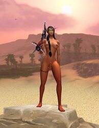 1futa 3d blizzard_entertainment blood_elf feet futa_only futanari intersex kalimdor neretzek,_the_blood_drinker shikron solo uldum warcraft world_of_warcraft