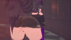animated blue_eyes blue_hair bouncing_ass bouncing_breasts doggy_style fishnet_clothing glasses horns indie_virtual_youtuber library mating_press missionary_sex moaning moaning_in_pleasure multicolored_hair music on_back purple_leggings raccoon_ears raccoon_girl raccoon_tail sex short_shorts snuffy_(vtuber) striped_arm_warmers tagme taken_from_behind twerking vagina video virtual_youtuber wickafterdark