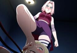 foot_fetish ino_yamanaka sakura_haruno tagme