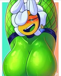 1girls anthro anthrofied ass breasts breasts female flora_fauna marigold_(pvz) plant plant_girl plant_humanoid plantie plants_vs._zombies plants_vs_zombies popcap_games pussy srrealleaf