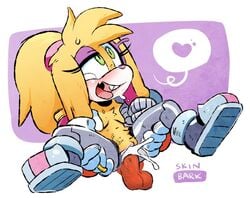 anthro antoine_d'coolette archie_comics balls breasts bunnie_rabbot cum cum_in_pussy cum_inside female furry male nude penis pussy skinbark sonic_(series) sonic_the_hedgehog_(archie) sonic_the_hedgehog_(comics) wedding_ring