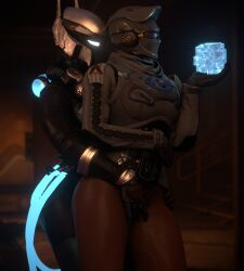 2girls 3d 3d_(artwork) alley armor armored_female bodysuit bottomless dark-skinned_female dark_skin destiny_(game) destiny_2 faceless_character faceless_female female/female fingering from_behind guardian_(destiny) helmet hunter_(destiny) prostitution pussy_juice pussy_juice_trail standing_sex that_one_spartan warlock_(destiny) yuri