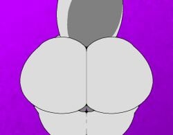 2023 aliasing anthro ass bent_over big_butt butt_shot digital_media_(artwork) dragon female genitals gradient_background grey_body hi_res huge_butt illuminion_(artist) multicolored_body mythological_creature mythological_scalie mythology nude presenting presenting_hindquarters purple_background purple_vulva raised_tail rear_view saphy_magistralis scalie simple_background solo standing tail thick_thighs two_tone_body vulva wide_hips wingless_dragon