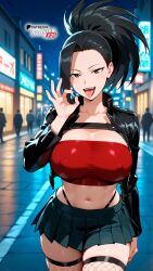 momo yaoyorozu from my hero academia by boosterred99