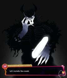 2025 5_fingers absurd_res aimskull anthro black_background black_body black_horn black_penis black_sclera date_everything demon english_text erection fingers first_person_view fondling foreskin genitals glans grey_penis hi_res horn human human_pov interspecies looking_at_viewer mammal monster not_furry penis raised_hand shadow shadow_creature simple_background slit_penis text white_body white_eyes white_glans white_penis xxxshadowl0rd420xxx