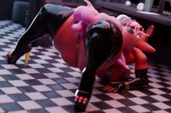 3d anus breasts child_bearing_hips elbow_gloves fillerbread fingerless_gloves five_nights_at_freddy's foxy_(fnaf) genderswap_(mtf) high_heels huge_breasts latex_thighhighs mating_press nipples open-toe_heels platform_heels rule_63 sex sound straight_sex tagme thick_thighs thighhighs vaginal_penetration very_thick_thighs video