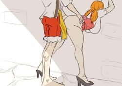 artist_request big_ass fat_ass female firm_ass from_behind legs male monkey_d_luffy nami nami_(one_piece) one_piece sex sex_from_behind thick_thighs