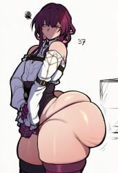 ai_generated big_ass honkai:_star_rail honkai_(series) huge_ass kafka_(honkai:_star_rail) vyakarana27