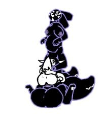 ambiguous_gender animal_genitalia animal_penis anthro balls belly big_balls big_belly big_penis canine_genitalia canine_penis duo female futanari genitals goo_creature herm huge_balls huge_cock humanoid hyper hyper_balls hyper_genitalia hyper_penis intersex intersex/female mixlingvoid nipples panacea_(mixlingvoid) penis size_difference soul_(mixlingvoid) tail tail_mouth taur unusual_anatomy unusual_tail