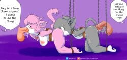 aeris_(vg_cats) domestic_cat feline hi_res high_resolution highres leo_(vg_cats) nude nude_anthro nude_female penetration vg_cats