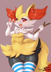 braixen from nintendo by wolflong