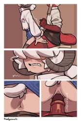 animal_humanoid anus blush bovid bovid_humanoid caprine caprine_humanoid duo eline_(theelgenerate) erection female female_penetrated genitals hair hi_res horn humanoid humanoid_on_humanoid humanoid_penetrated humanoid_penetrating humanoid_penetrating_humanoid imp levi_(theelgenerate) male male/female male_penetrating male_penetrating_female mammal mammal_humanoid medial_ring penetration penile penile_penetration penis red_body sex sheep_humanoid tail teeth theelgenerate vaginal_penetration vaginal_penetration vulva white_hair white_tail