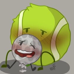 1boy ahe_gao battle_for_dream_island bfdi bfdia female fizzyfox_(artist) golf_ball_(bfdi) male object_shows penis pussy pussy_juice pussy_lips sex sitting_on_lap tennis_ball_(bfdi) tentacle vaginal_penetration vaginal_sex