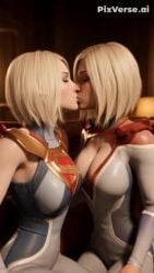 Ai Generated, Big Boobs, Big Breasts, Blonde Female
