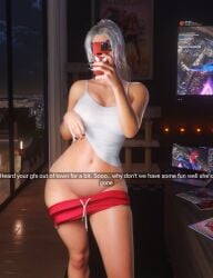 1girls 2026 3d 3d_(artwork) apartment black_cat_(insomniac) black_cat_(marvel) booty_shorts breasts casual edit edited felicia_hardy female female_only insomniac_games itslaiknsfw laik3d laik3d2 laiknsfw long_hair low_res lowres marvel marvel_comics mirror mirror_selfie pants pants_down peeping pulled_down_pants pussy revealing_clothes see-through see-through_clothing selfie short_shorts shorts shorts_down sideboob solo spider-man_(ps4) spider-man_(series) text_edit thick_thighs thighs third-party_edit tummy