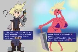 ass_expansion before_and_after bimbo bimbofication breast_expansion emoji_(race) emojification female gender_transformation huge_ass mtf_transformation navel personality_change red_skin skin_color_change socks thick_thighs thigh_expansion transformation wide_hips