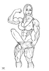 1futa abs athletic balls big_balls bra breasts dickgirl erection flexing futa_only futanari huge_cock intersex line_art looking_at_viewer madison midriff monochrome muscles muscular_futanari muscular_thighs nipples pencil_(artwork) penis_out posing rookerrant sketch solo_futa thick_penis traditional_media_(artwork) veins watermark