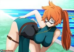 1girls boku_no_hero_academia female itsuka_kendou kami_otaku my_hero_academia solo solo_female tagme