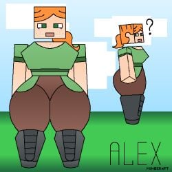 alex (minecraft) from minecraft by ferman