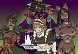 ball_joints controller dog_collar doll doll_joints maid_uniform marionette naughty_gremleen nudity oc puppet puppet_strings puppetification witchcraft