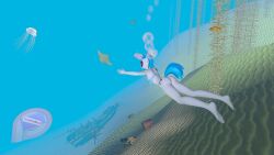 1girls 3d anthro bikini breasts clothes diving dj_pon-3_(mlp) female friendship_is_magic g4 hasbro my_little_pony ocean plantigrade_anthro solo source_filmmaker suggestive swimming swimsuit underwater universalblueart vinyl_scratch_(mlp)