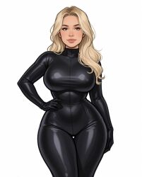 artist_request big_ass big_breasts big_butt big_lips blonde_female blonde_hair bodysuit character_request female female_only girl jpeg latex latex_bodysuit latex_clothing long_hair oc original_character skin_tight solo solo_female source_request thick_ass thick_thighs