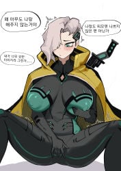 trixi the merc from nyanko daisensou by h spike