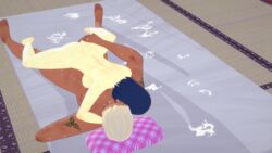 3d after_sex age_difference ass ass_grab bare_back barefoot bed bedroom blonde_hair blue_hair bob_cut boruto:_naruto_next_generations cheating cheating_wife climax closed_eyes cornrows cuckold cuddle cuddling dark-skinned_male dark_skin embrace embracing facial_hair female hand_on_ass hyuuga_hinata interracial koikatsu legs male mature_female milf mkkuroneko13 muscles muscular muscular_male naked naruto naruto_(series) netorare ntr nude raikage short_hair size_difference sleeping spread_legs straight