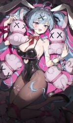 hatsune miku from rabbit hole (vocaloid) by chama (chacoc0)