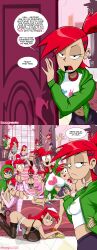 angel bondage devil dress foster's_home_for_imaginary_friends frankie_foster goth imaginary_frankie imaginary_friend incogneato lingerie multiple_females multiple_girls multiple_variants nurse princess red_hair stripper superheroine tired tired_expression tired_eyes