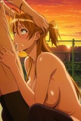 rei miyamoto from highschool of the dead by digitalwaifugallery