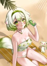 laimu from indie virtual youtuber by nyo (artist)