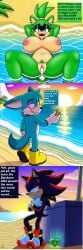 1boy 1boy1girl 1girls ai_generated female fennec kitsunami_the_fennec male male/female pixai sega shadow_the_hedgehog silverknight395 sonic_(series) sonic_the_hedgehog_(series) surge_the_tenrec tagme