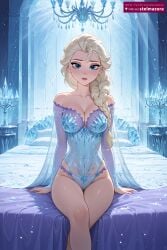 elsa from disney by stelmazura