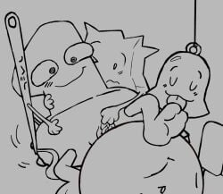 1boy 4girls algebralien artist_request barf_bag_(bfdi) battle_for_dream_island bell_(bfdi) bfdi bomby_(bfdi) dominant_female feet_licking femdom gangbang humping jacknjellify jnj needle_(bfdi) object_show object_show_community object_shows one_(bfdi) osc the_power_of_two touching_pussy tpot x_finds_out_his_value xfohv yuri